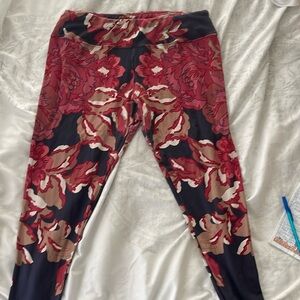 XL Soft Surroundings Floral Leggings.